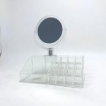 Plastic Makeup Mirror Storage Organizer