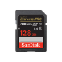 SanDisk Extreme Pro Sd Uhs I 128GB Card For 4K Video 200MB/S Read 140MB/S Write