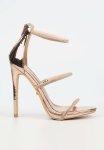 Bou 6 Strappy Stiletto - Rose Gold