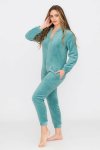 Ladies Hooded Winter Onesie Jumpsuit Pyjama With Pockets