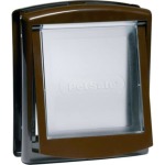 Staywell Brown Small Original 2-WAY Pet Door Waggs Pet Shop