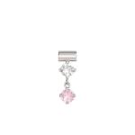 Seimia Pendant With Pink And White Cubic Zirconia