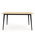 Holly Essential Steel Frame Desk - White Oak