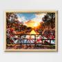 Adult Paint By Numbers With Frame - Amsterdam Canals
