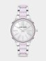 Anne Klein Women&apos S Mother Of Pearl Dial Silver Plated Bracelet Watch