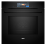 Siemens 60CM Black IQ700 Built-in Oven With Microwave – HM778GMB1