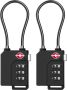 Luggex Tsa Locks For Luggage Luggage Locks Tsa Approved 2 Pack