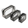 Set Of 3 Waterproof Travel And Cosmetic Organisers