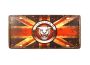 - Jaguar On Union Jack - Bar Sign - Retro Vintage Metal Wall Plate