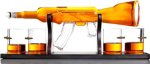 Elite AK47 Gun-shaped Whiskey Decanter Set Decanter