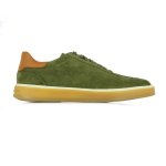 Terra Court Low Top Sneaker -green tan