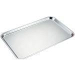 Stainless Steel Baking Sheet Tray - Dishwasher Safe Leak-proof Pan For Kitchen Bbq Lab & Pet Use 16.3X11.6X0.8IN - Durable Versa