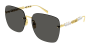 Gucci Sunglasses Womens In Gold Grey GG1923SA-001 - Gold / Onesize
