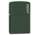 Zippo - Classic Green Matte Logo
