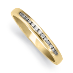 White Gold 0.13CT Diamond Channel Set Eternity Ring