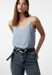 Basic Strap Blouse - Blue
