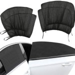 4PCS Premium Car Sunshade Set - Ultimate Privacy & Uv Protection For Front & Rear Windows Easy Install Windshield Shades Safe Ho