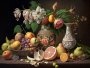 Canvas Wall Art - Canvas Wall Art: Fruit And Flower Basket - B1280 - 120 X 80 Cm