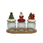 Storage Jar Set - 3PCS Xmas