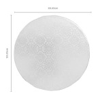 8 Inch Thick White Round Cake Board Pack Of 10