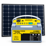 LK059B Vikaro Portable Power Station 200W 12V 100AH With Solar Panel 220V Ac