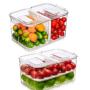 Refrigerator Storage Container - Set Of 2