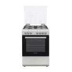 Elba Gas Stove 4 Burner – Electric Oven – 60CM Stainless Steel – 04 66CL442