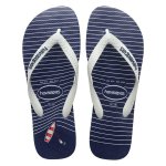 Top Nautical Navy white navy