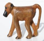 Wooden Baboon Monkey Set 2PCS