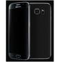 Samsung Galaxy S6 Premium 3M Carbon Fibre Back Skin Black Leather Dbrand