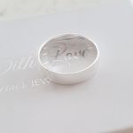 C26710 - 925 Sterling Silver Band Ring 4.5MM - Size 5