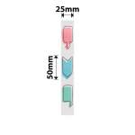 NB373 - - D101 Only - 25X50MM - 130 Watch Here Labels