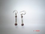 Garnet .925 Sterling Silver Earrings STSE16