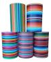 Stripe Glitter Craft Sticker Vinyl 30CM X 30CM 5-PIECE + 1M Trans