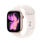 Apple Watch Series 11 Gps+cellular 46MM Rose Gold Aluminium Case With Light Blush Sport Band – M l