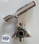 Stainless Steel Rod Holder With Bracket Scotty Type