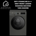 Defy Steamcure A+++ Grey Front Loader Washing Machine - 12KG DAW398