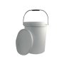 Plastic Bucket With Lid - 25LT - 3 Pack