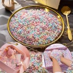 20G PACK Colored Macaroon Foam Ball Craft Foam Gift Box Filler Ornament