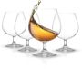 Transparent Crystal Brandy Glass - Set Of 4