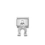 Composable Classic Link Silver Pendant Horseshoe