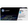 Original HP 651A Cyan Toner Cartridge For Color LaserJet