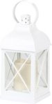Home Quip Vintage White Lantern Warm White Battery Operated