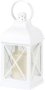 Home Quip Vintage White Lantern Warm White Battery Operated