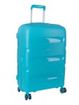 CELLINI Cruze 4 Wheel Trolley 55CM Carry On Turquoise