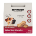 Spare Rib Flavour Baked Dog Biscuits 1KG
