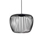 New York Pendant Light Metal Black Or White Integrated LED Or Bulb - Large White E27