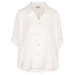 2-TEXTURED Boxy Shirt - White Free