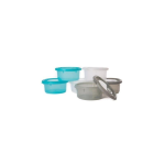 Bo Jungle Bowls 300ML 6 Pieces Grey - White - Turquoise