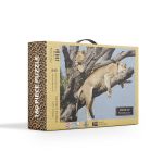 Exquisite A3 Lions In A Tree Hand-crafted South African Wildlife Puzzle